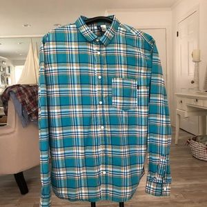 Mens Plaid button down
